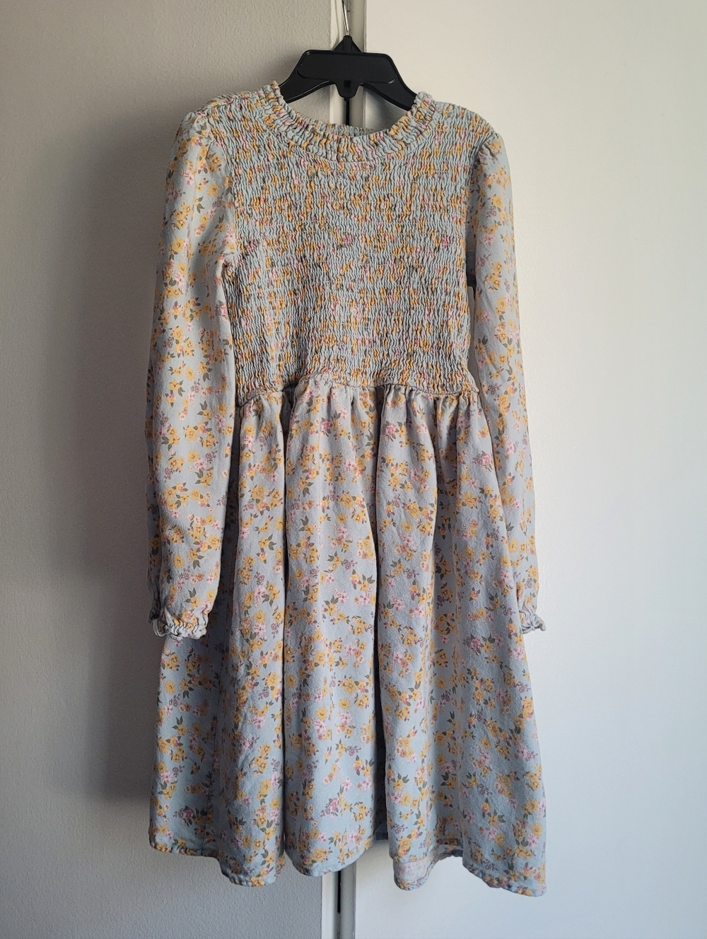 Biscotti Floral Long-sleeved Dress